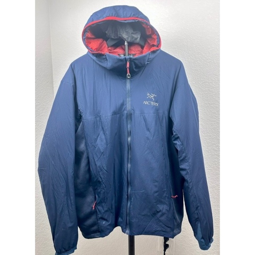 Arc'teryx Men's Atom LT Hoody Jacket Large Navy Coreloft 14644
